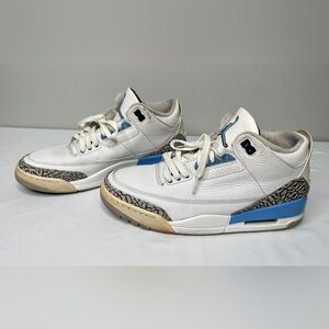 Jordan 3 Retro Mid UNC Size 9.5 Sneaker - CT8532-104